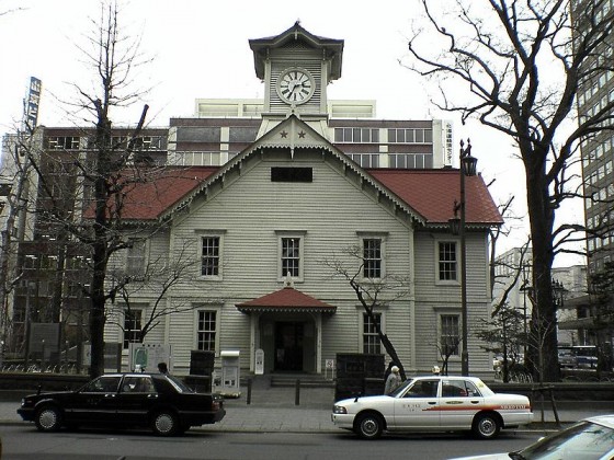2007年の札幌時計台正面