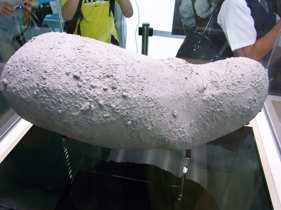 小惑星イトカワの模型（wikipediaより引用）
