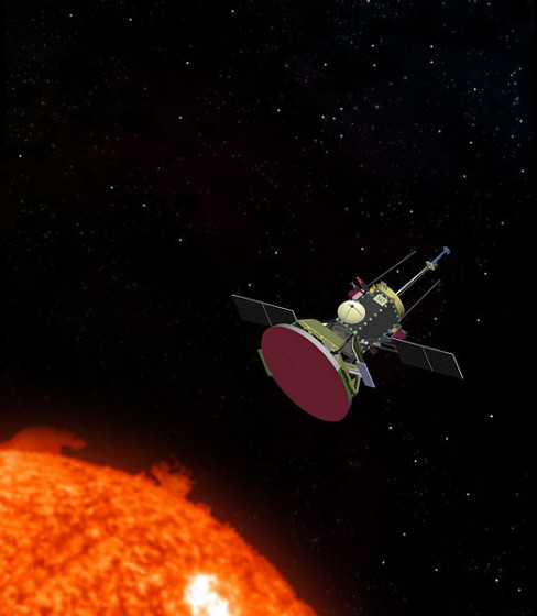 太陽探査機「パーカー・ソーラー・プローブ」のイメージ図